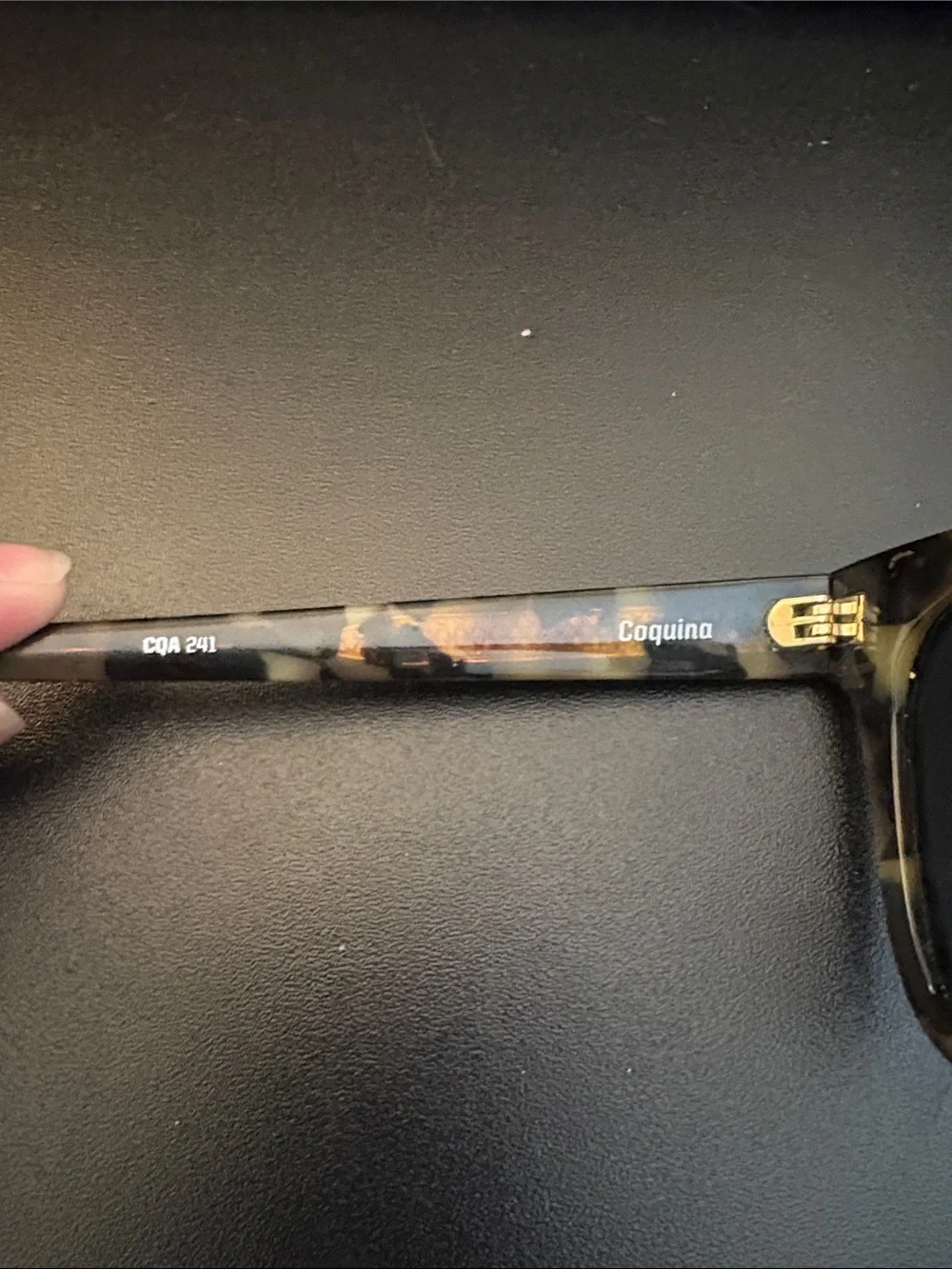 Costa Tortoise Frame Sunglasses with Blue Lenses